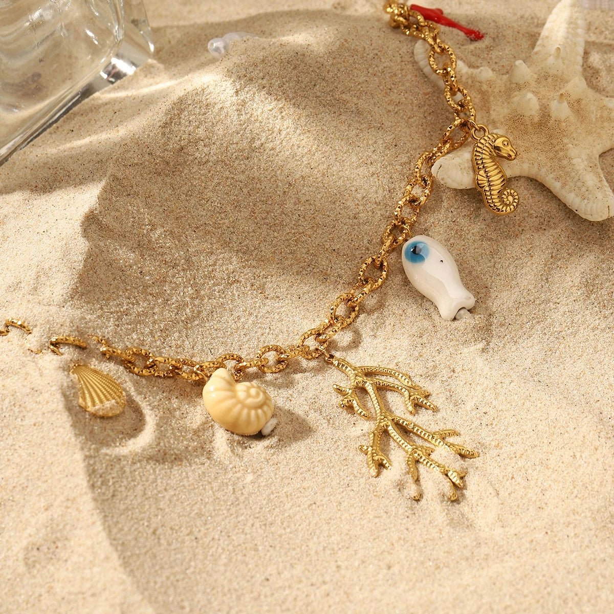 Coral Coast Charm Necklace