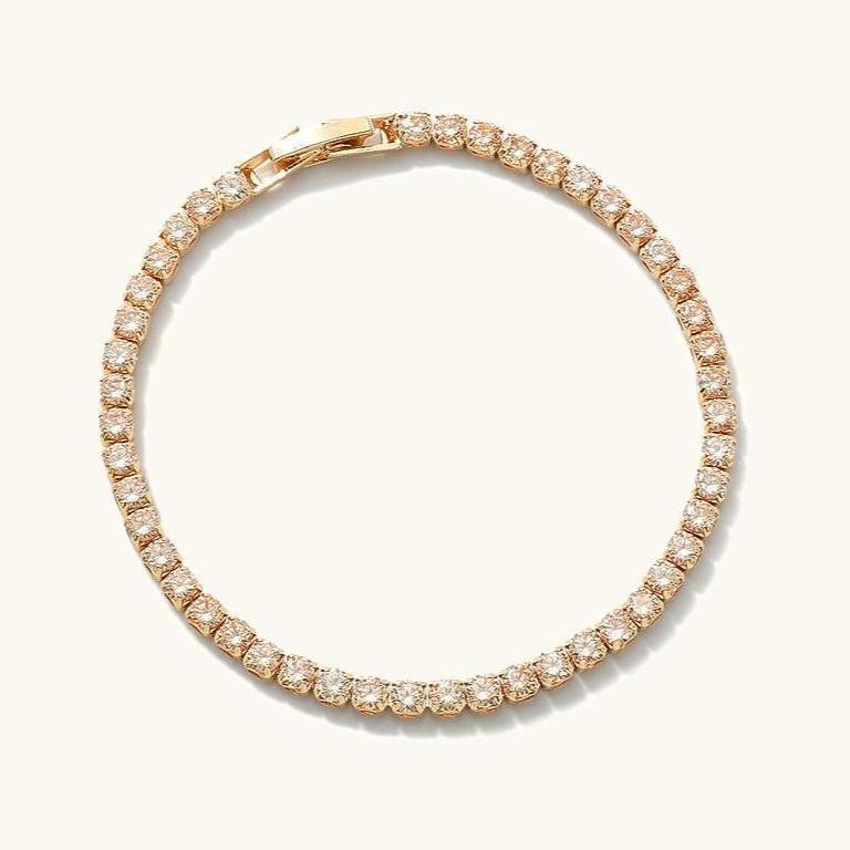 Gold Tennis Bracelet
