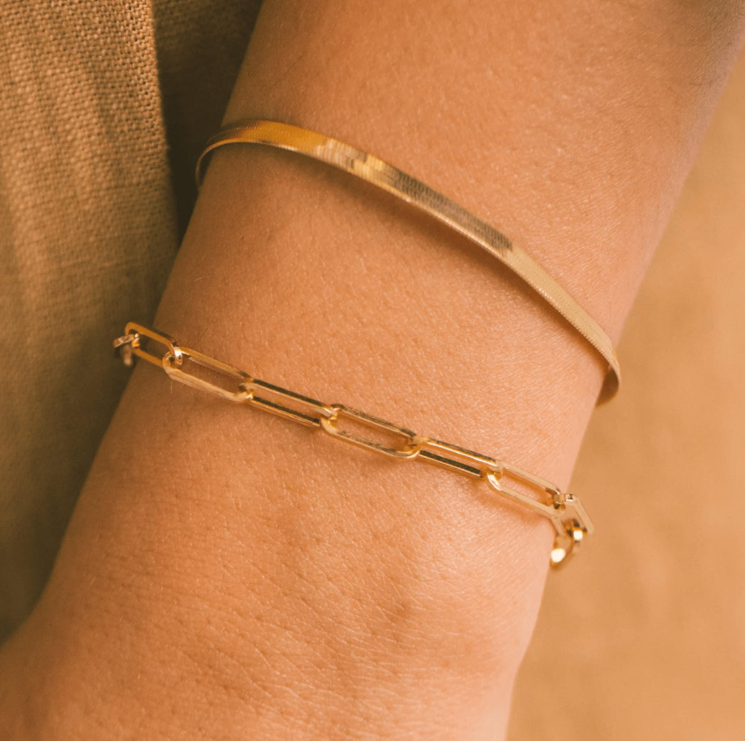 Celia Paperclip Bracelet