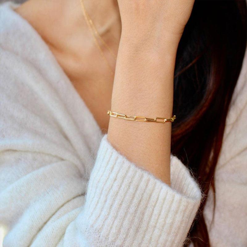 Celia Paperclip Bracelet