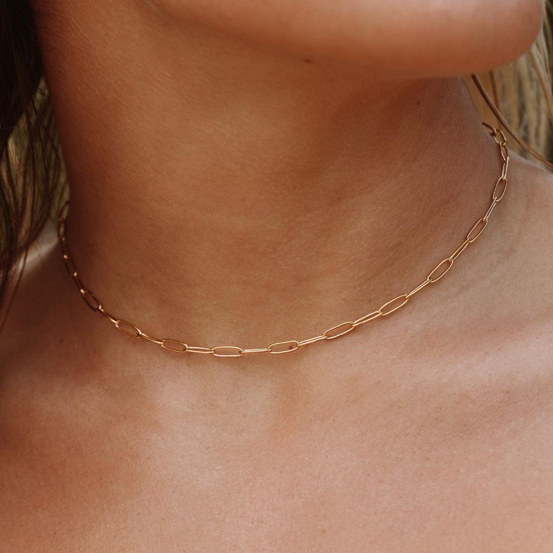 Minimalist Paperclip Choker