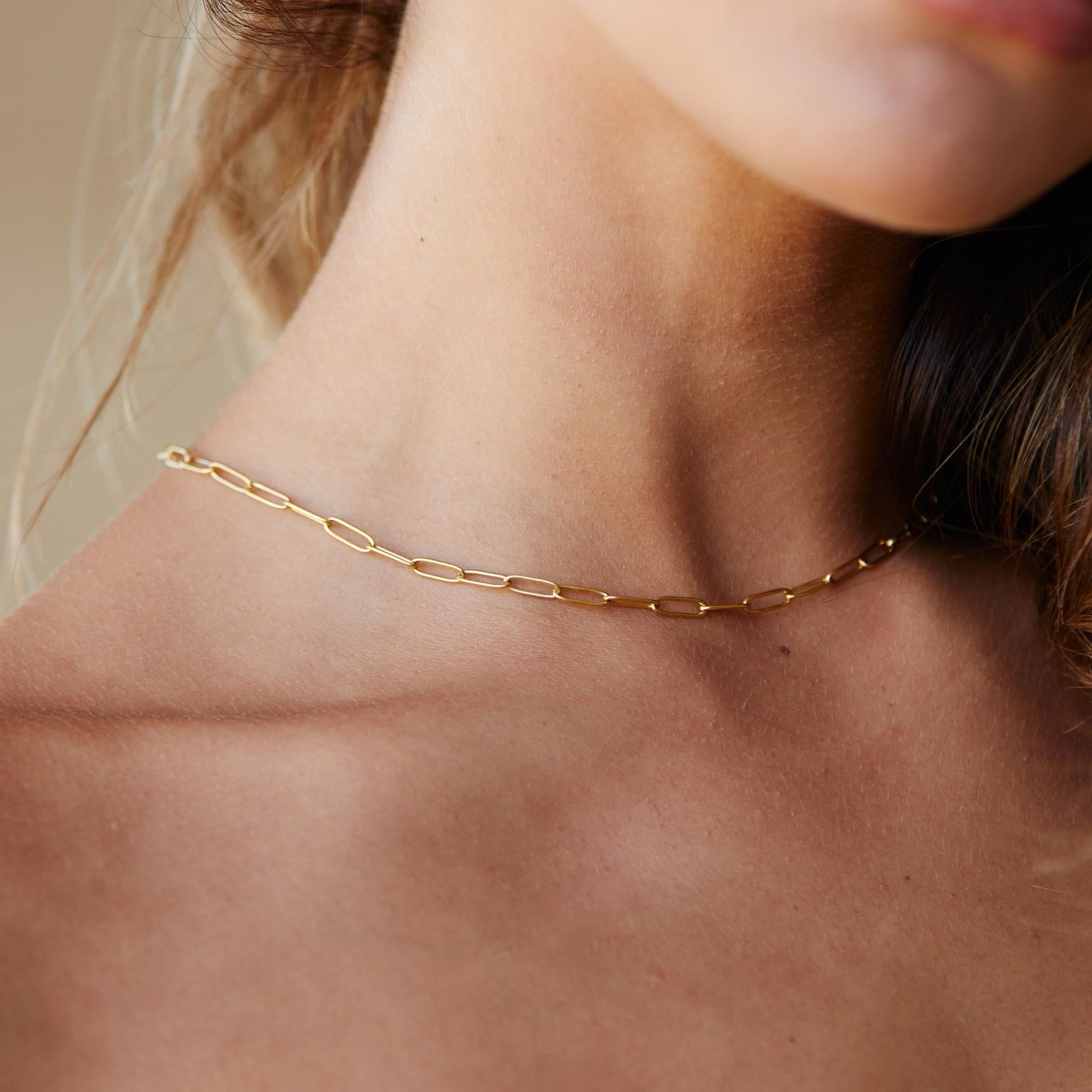 Minimalist Paperclip Choker