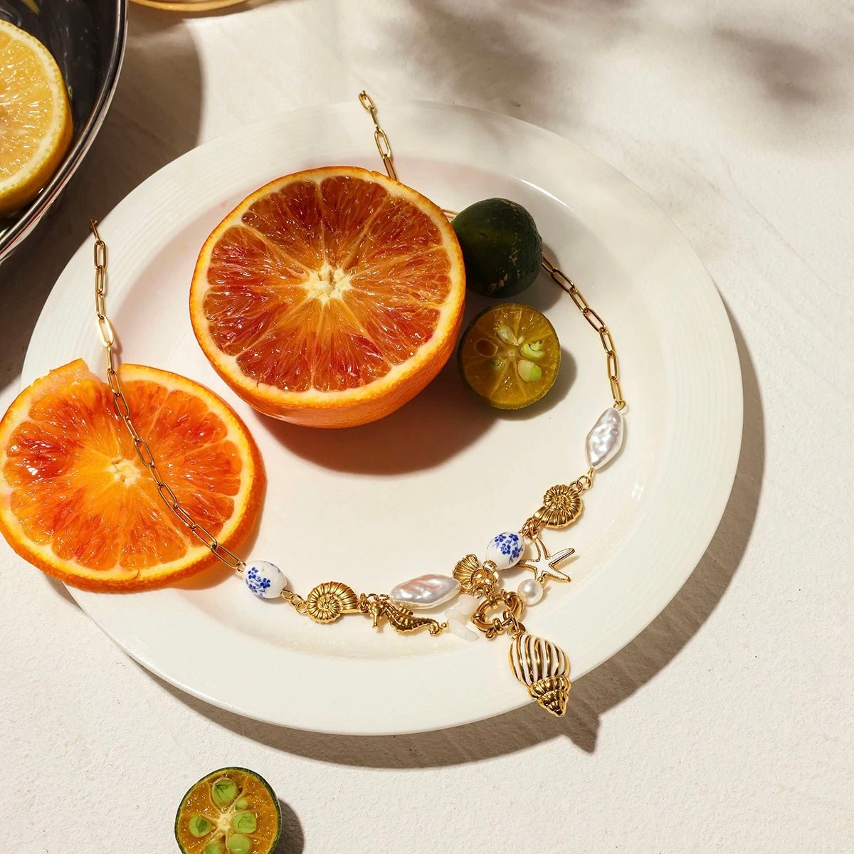 Ocean Breeze Charm Necklace