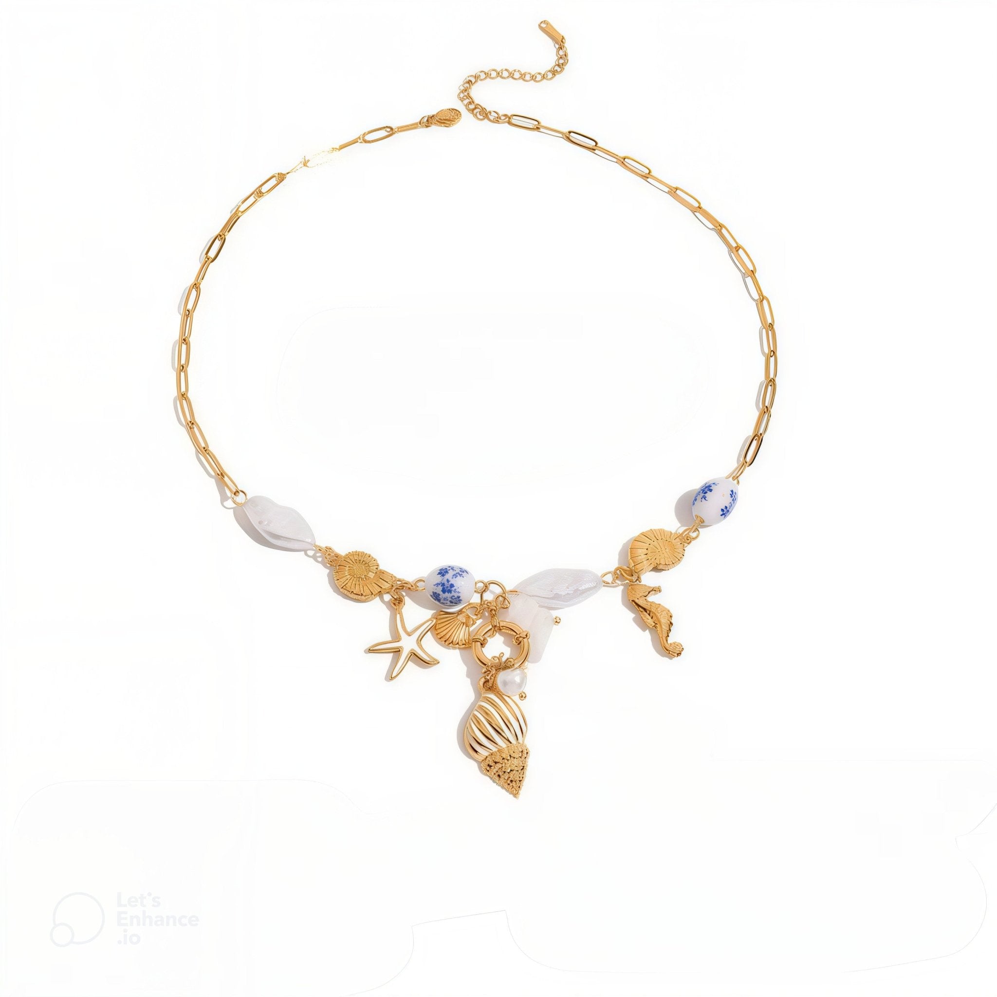 Ocean Breeze Charm Necklace