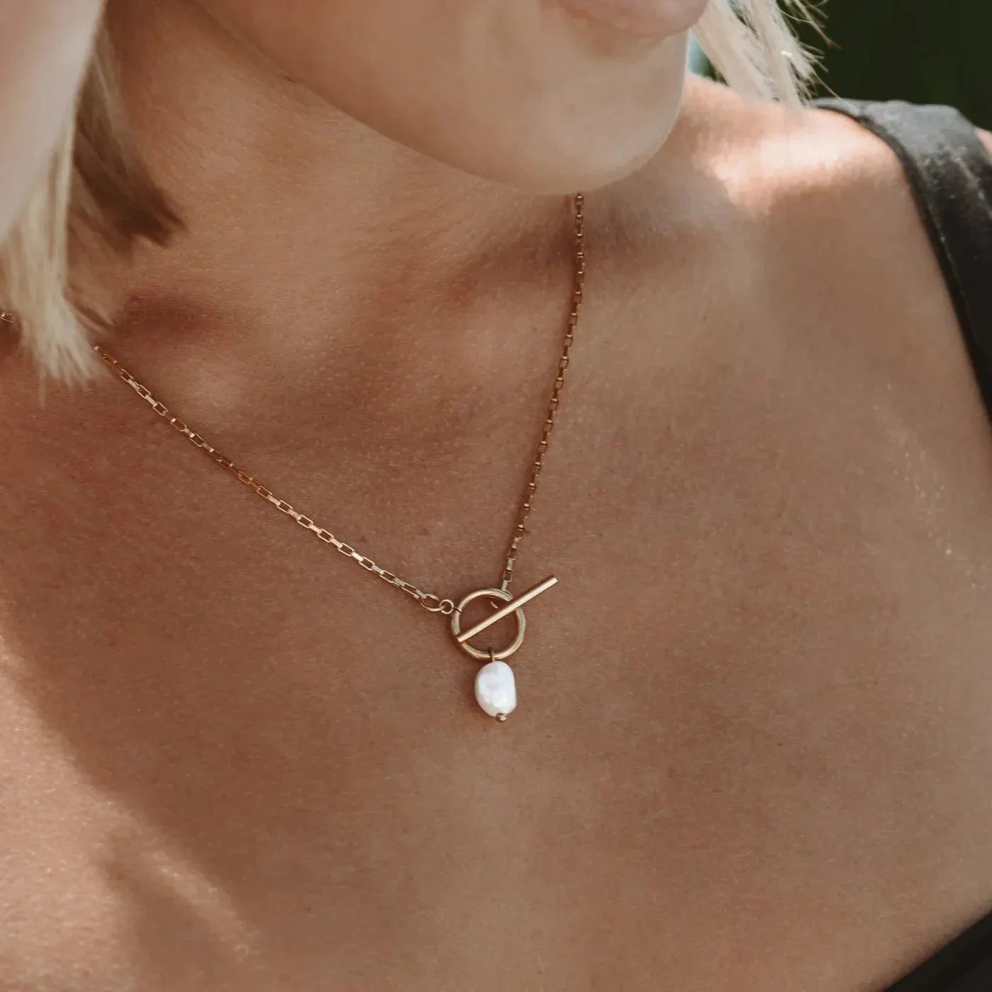 Pearl Toggle Necklace