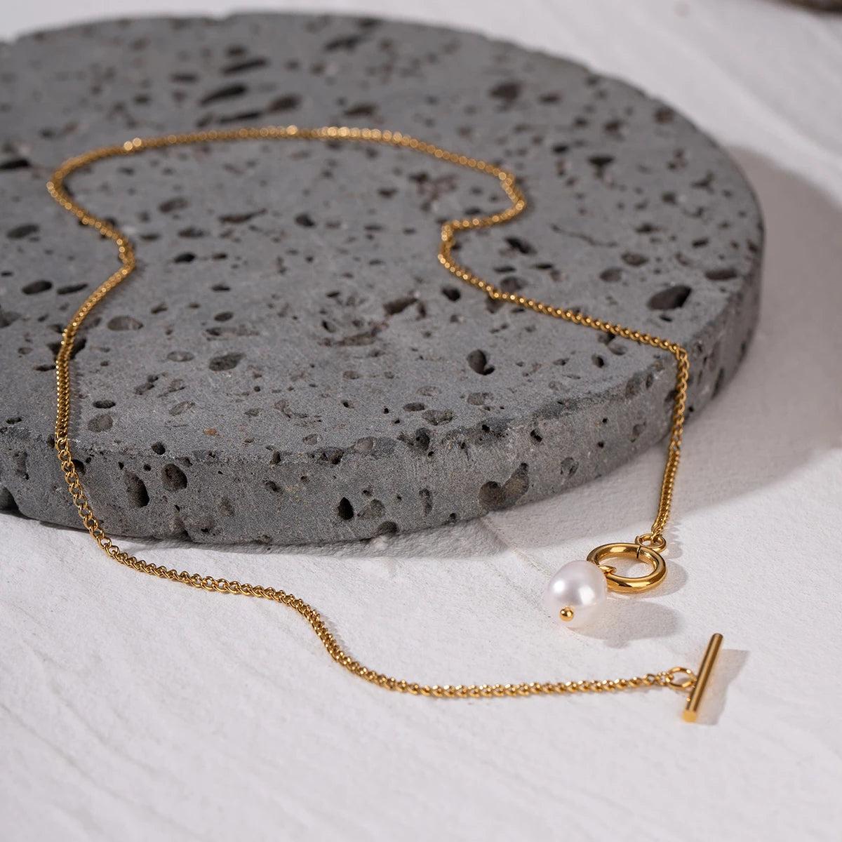 Pearl Toggle Necklace