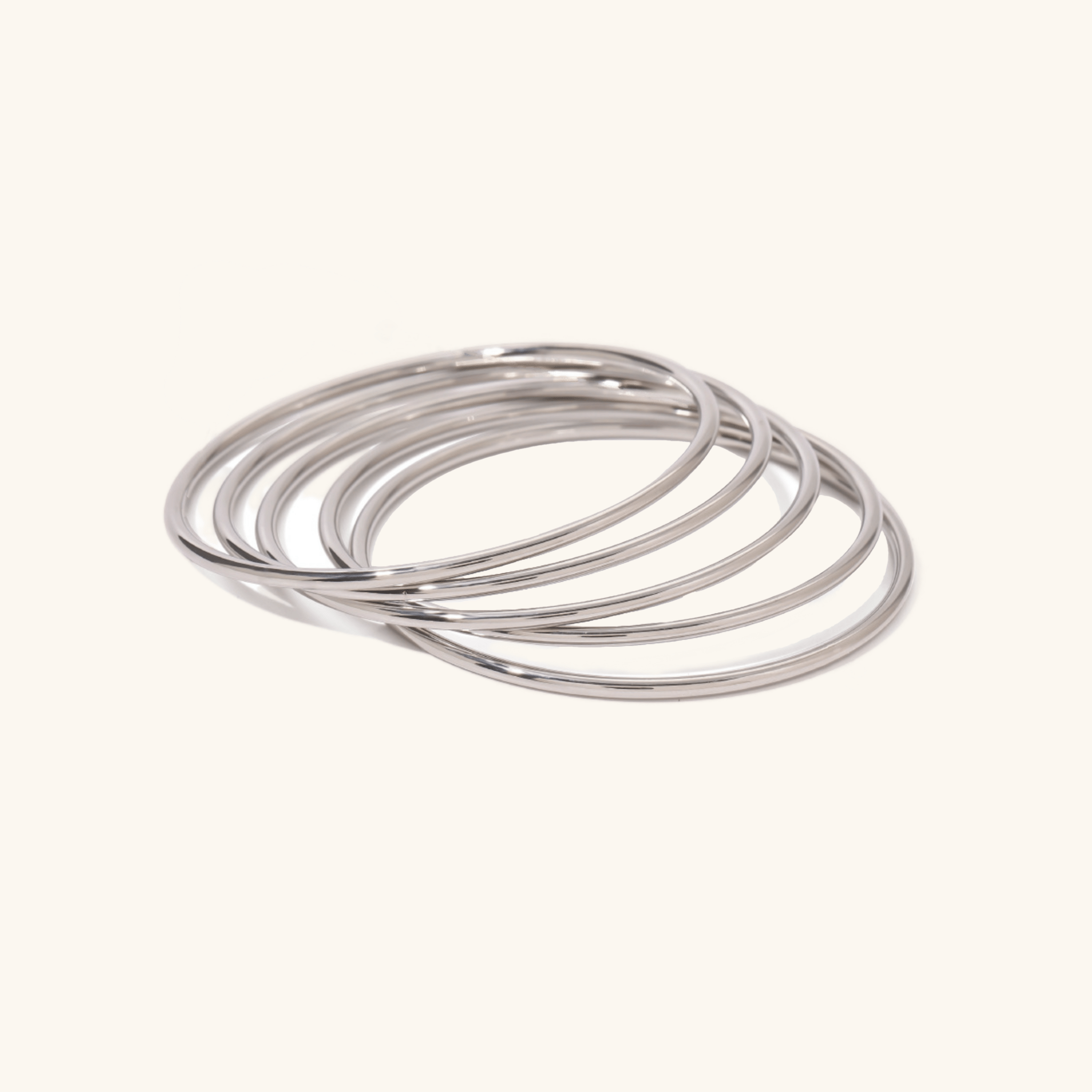 Stackable Waterproof Bangles Set