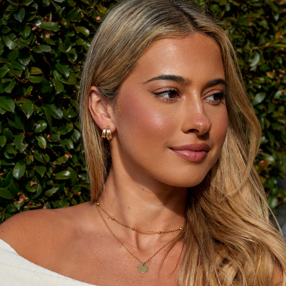 Twisted Ivana Hoop Earrings