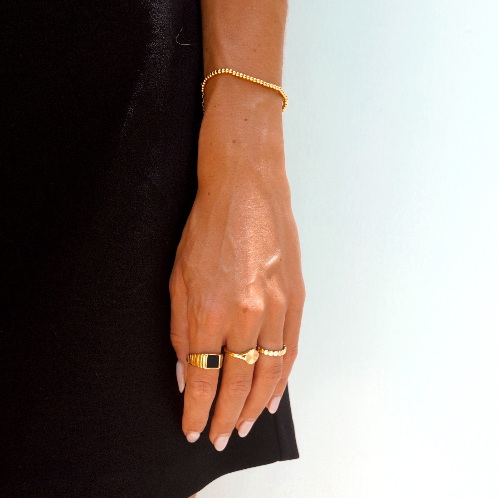 Black Onyx Statement Ring