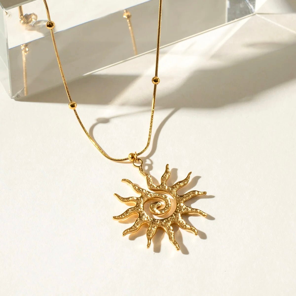 Sun Pendant Necklace