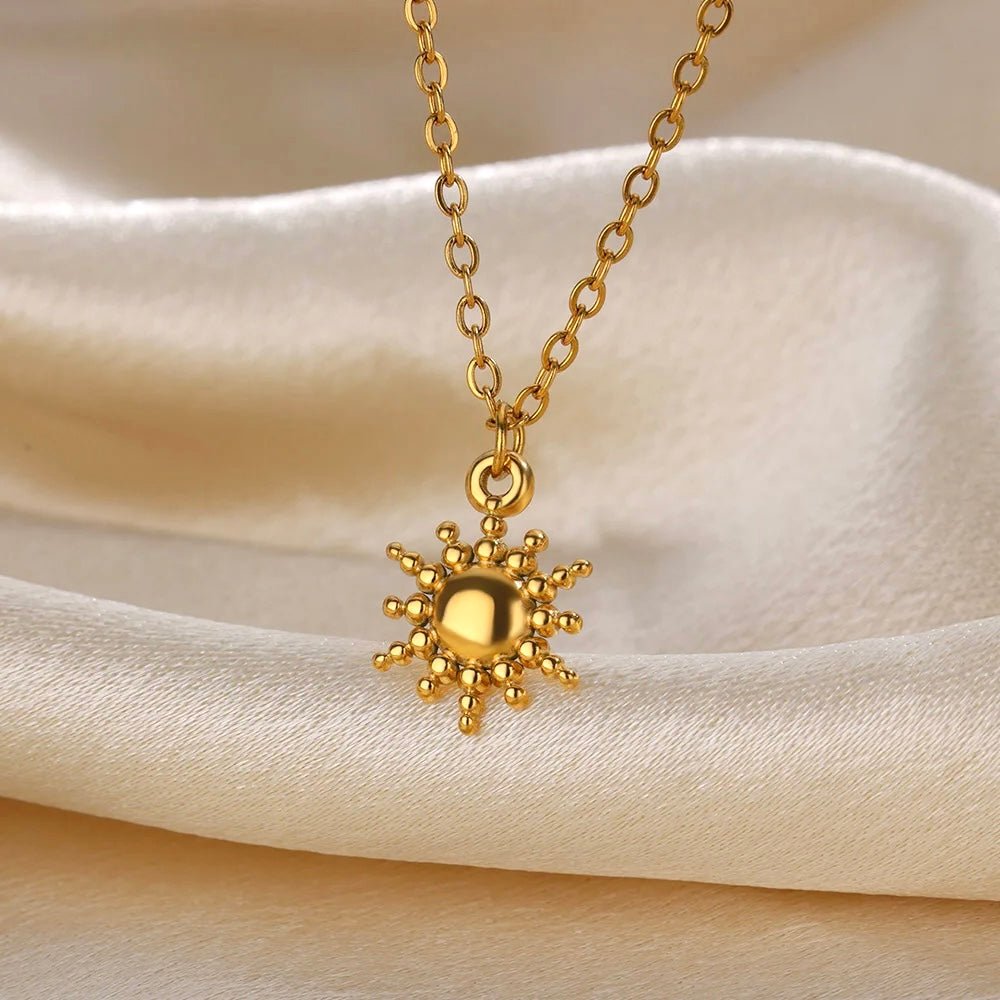 Sun Pendant Collection Necklace