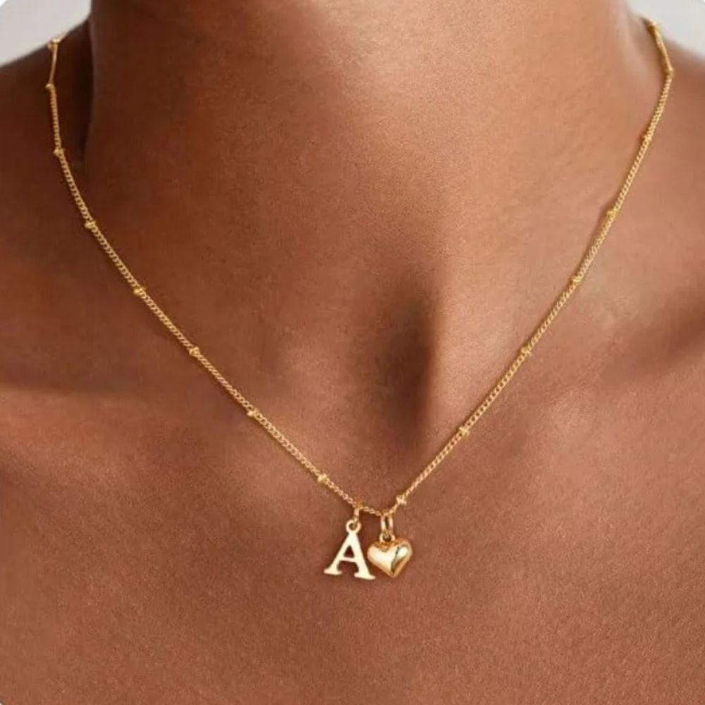 Gold Initial Necklace