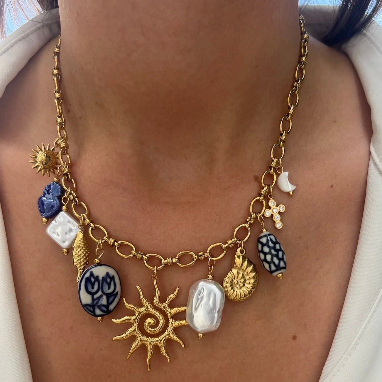Mediterraneo Charm Necklace