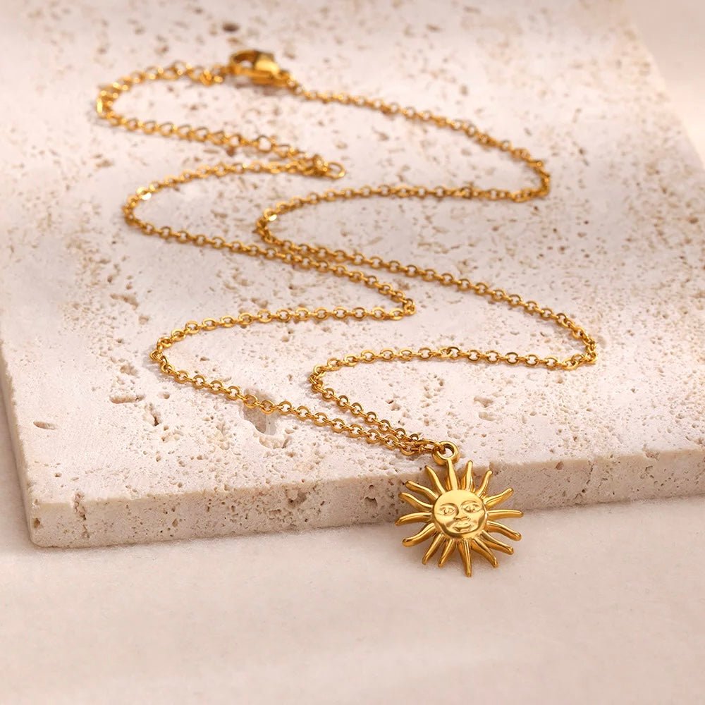 Sun Pendant Collection Necklace