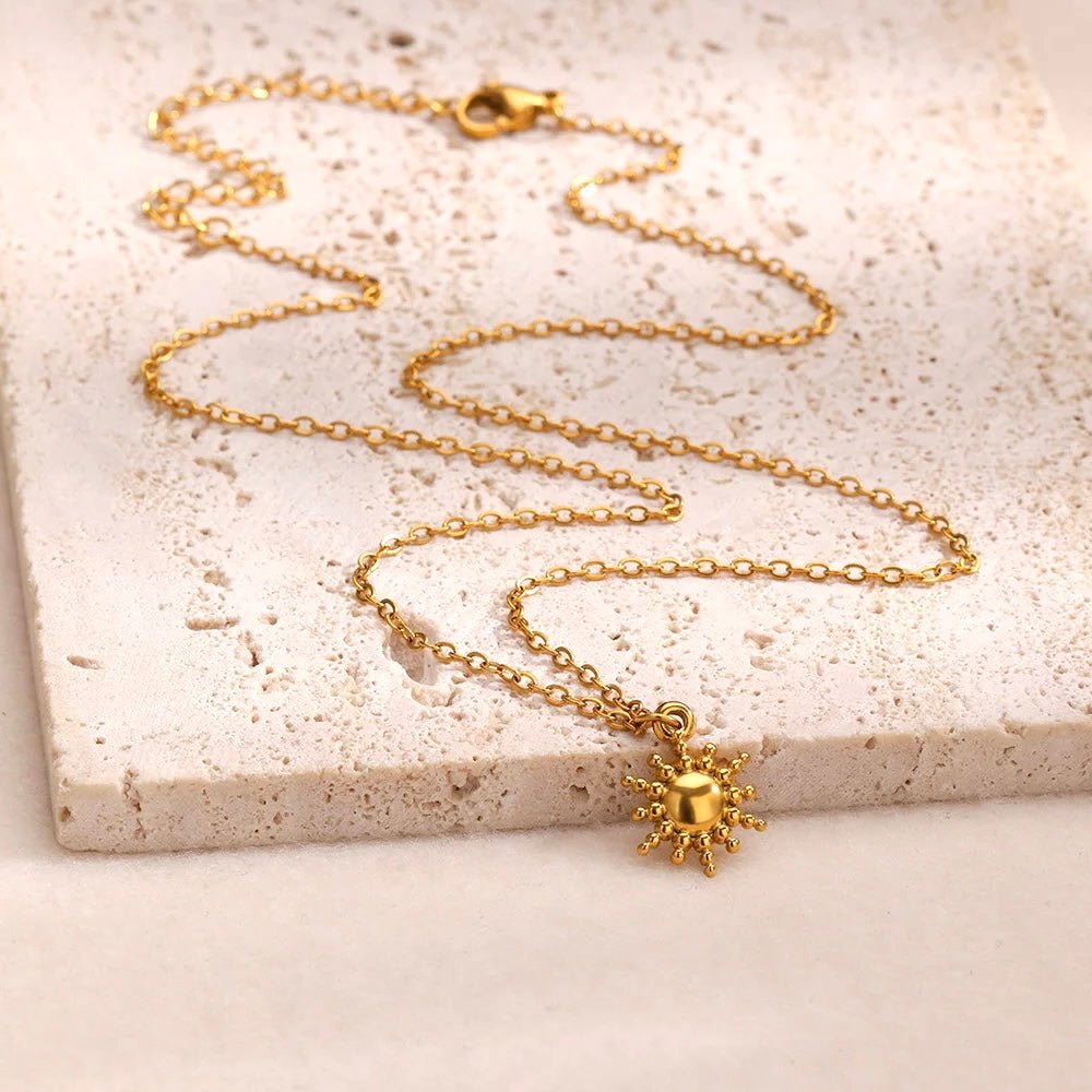 Sun Pendant Collection Necklace