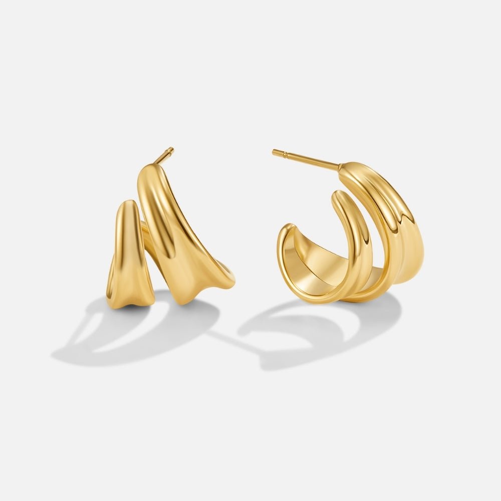 Twisted Ivana Hoop Earrings