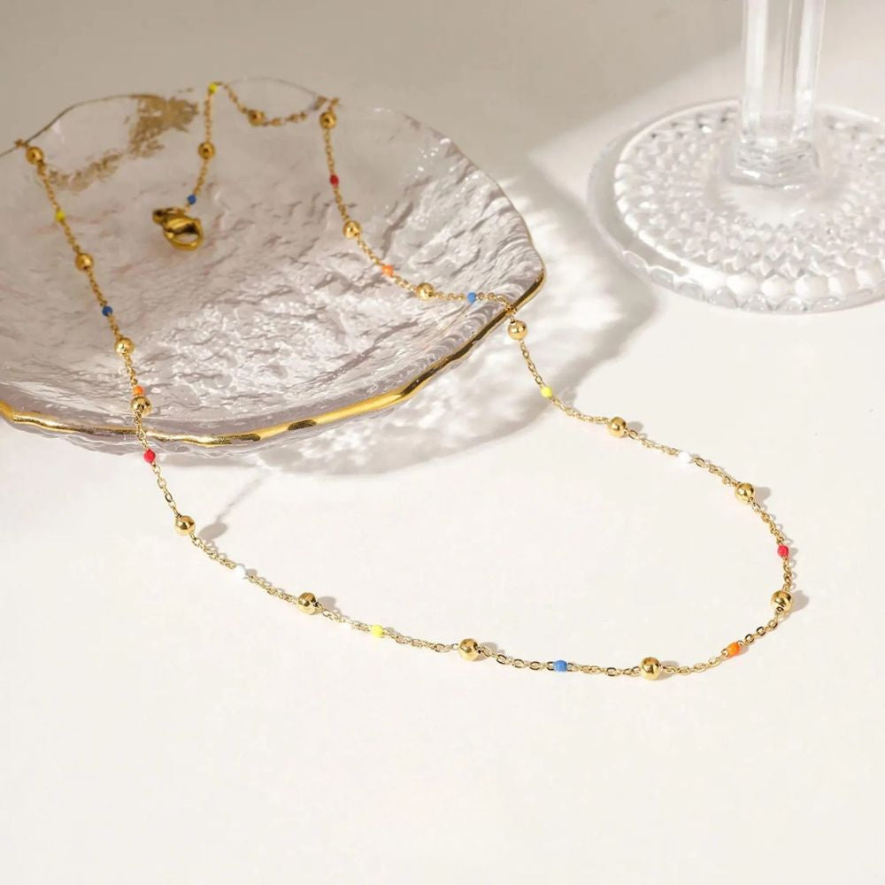 Beaded Choker Necklace