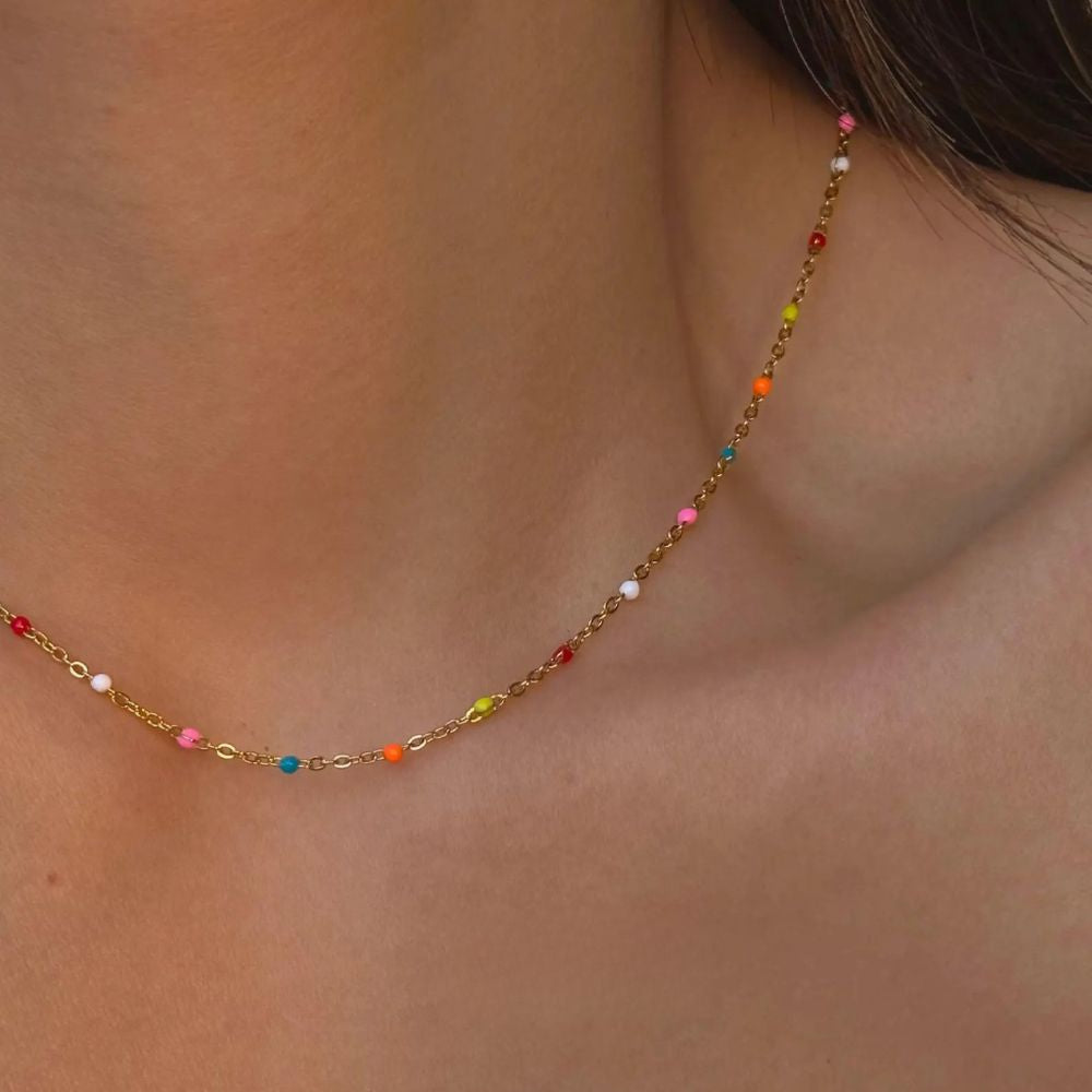 Beaded Choker Necklace