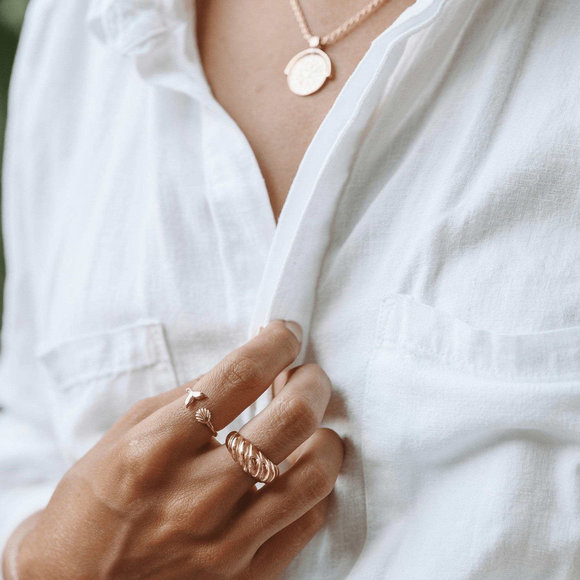 Ocean Muse Ring – Waterproof & Tarnish-Free