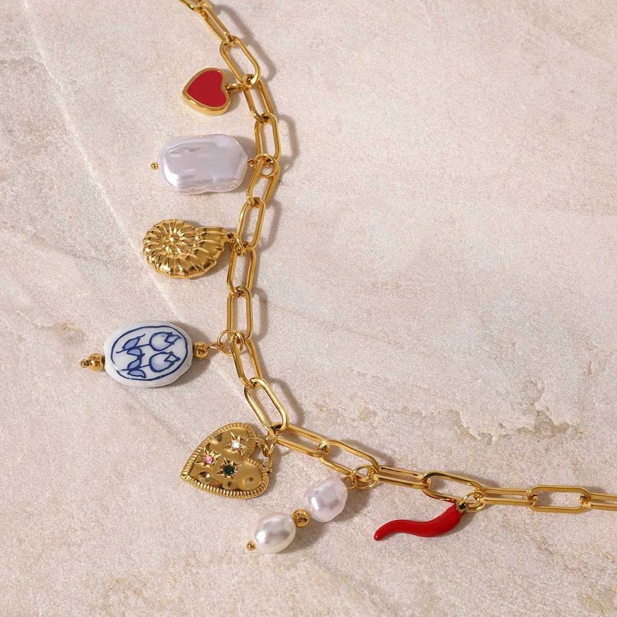 Amalfi Charm Necklace