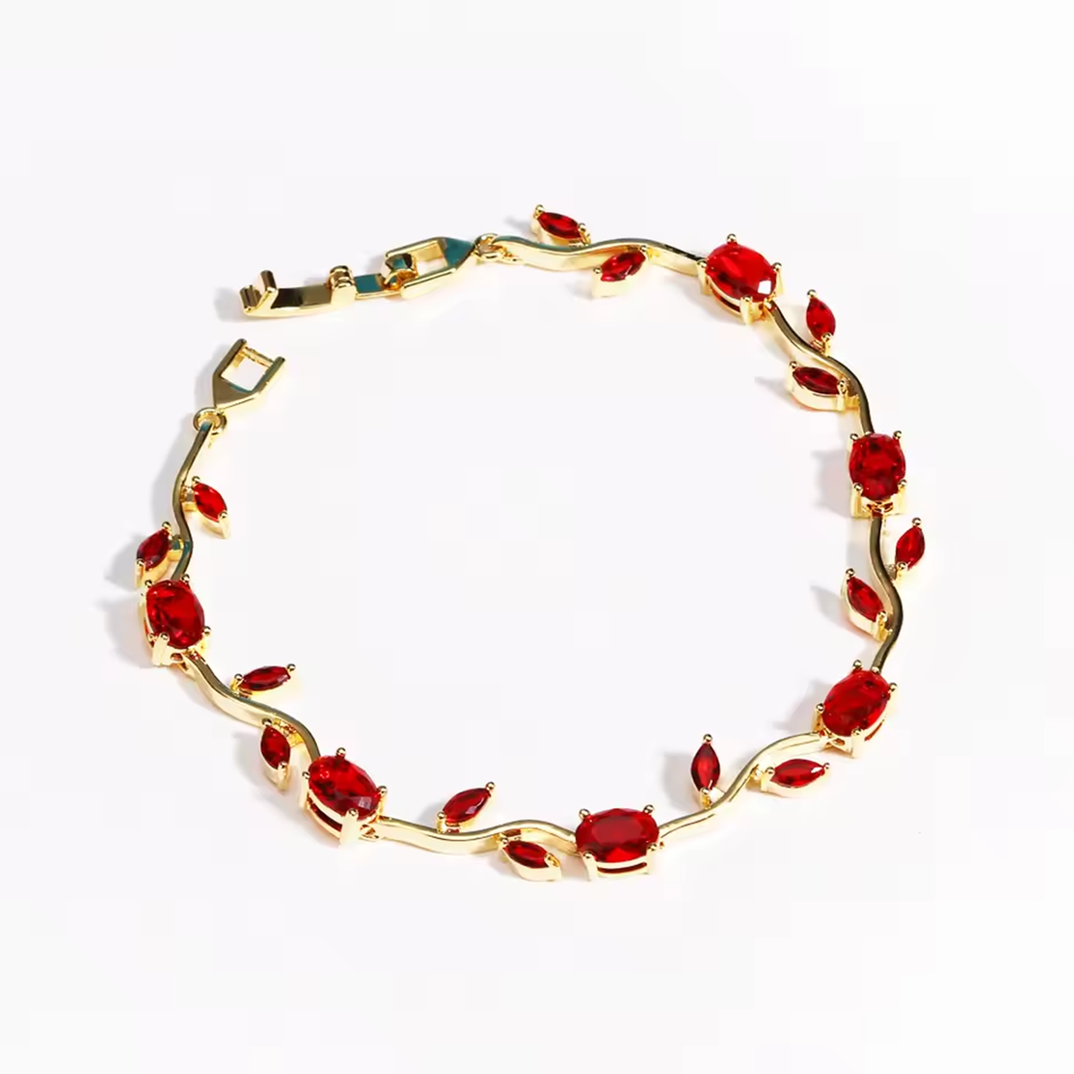 Tulip Bracelet – Elegant Floral Gold Bracelet