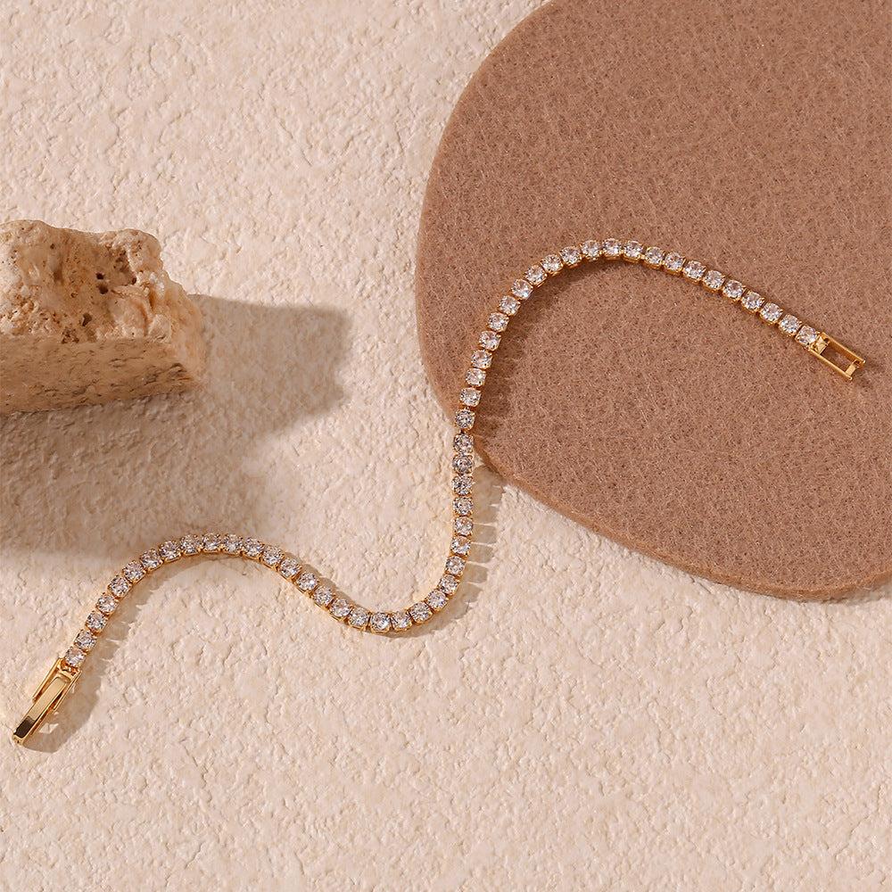 Gold Tennis Bracelet
