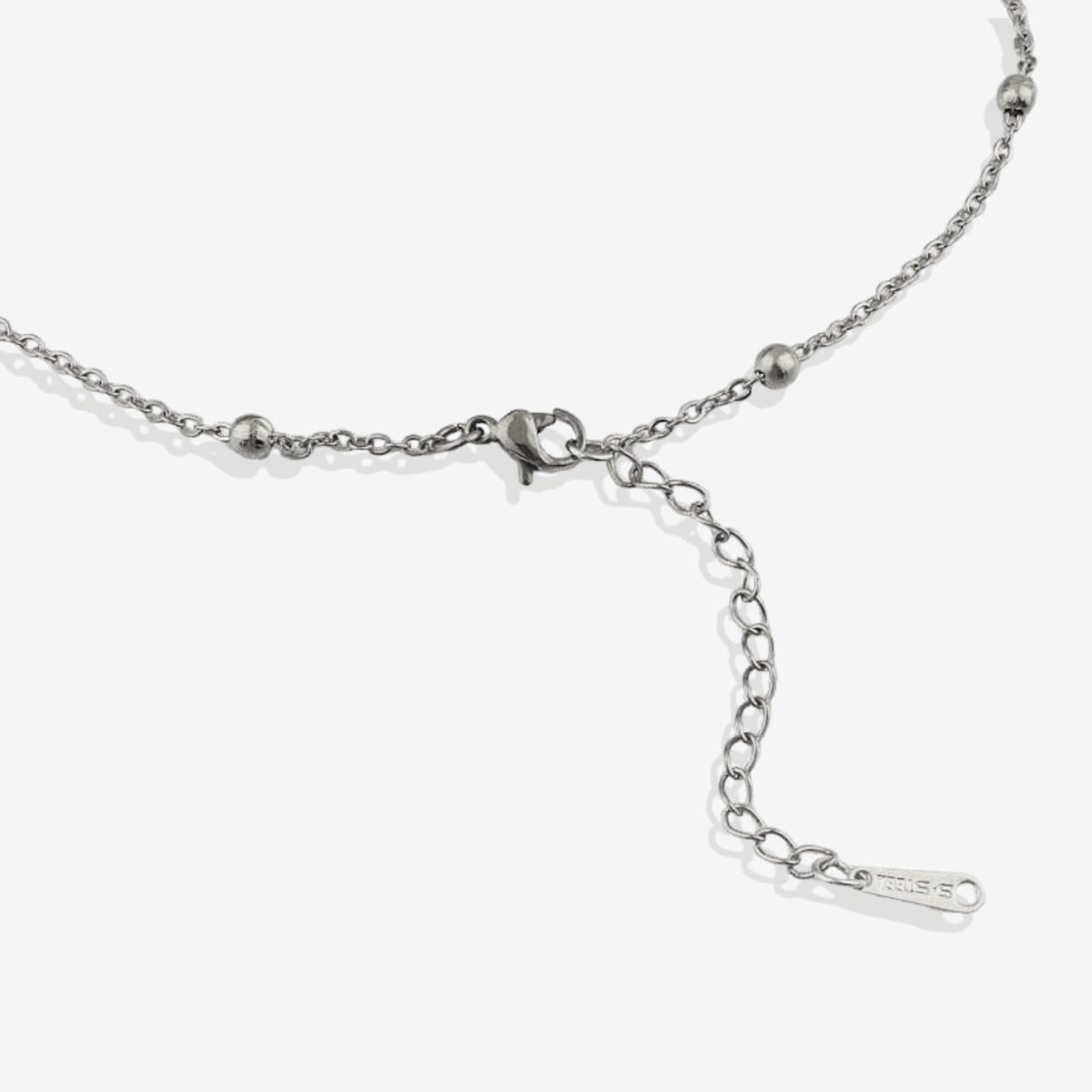 Droplet Birthstone & Initial Necklace