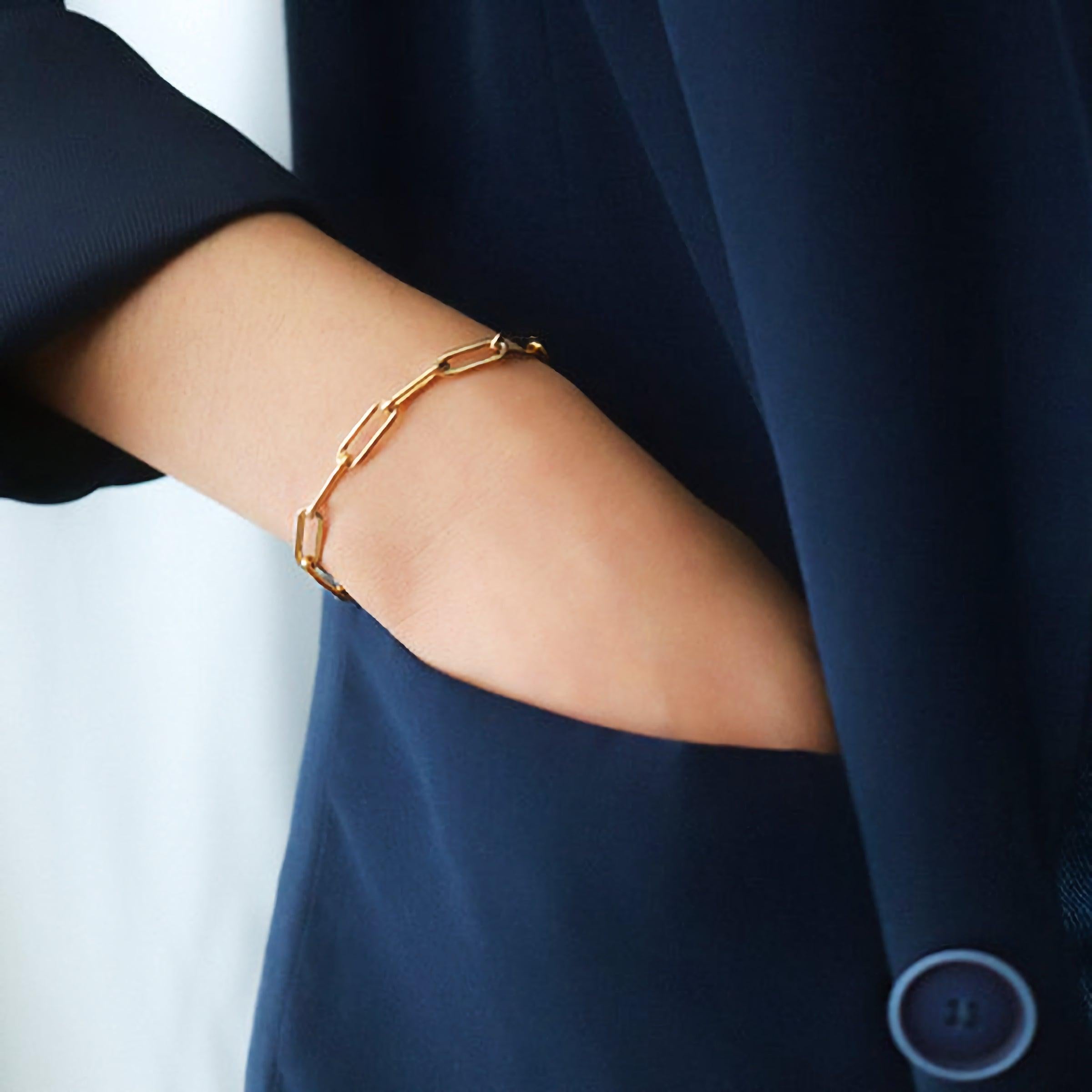 Celia Paperclip Bracelet