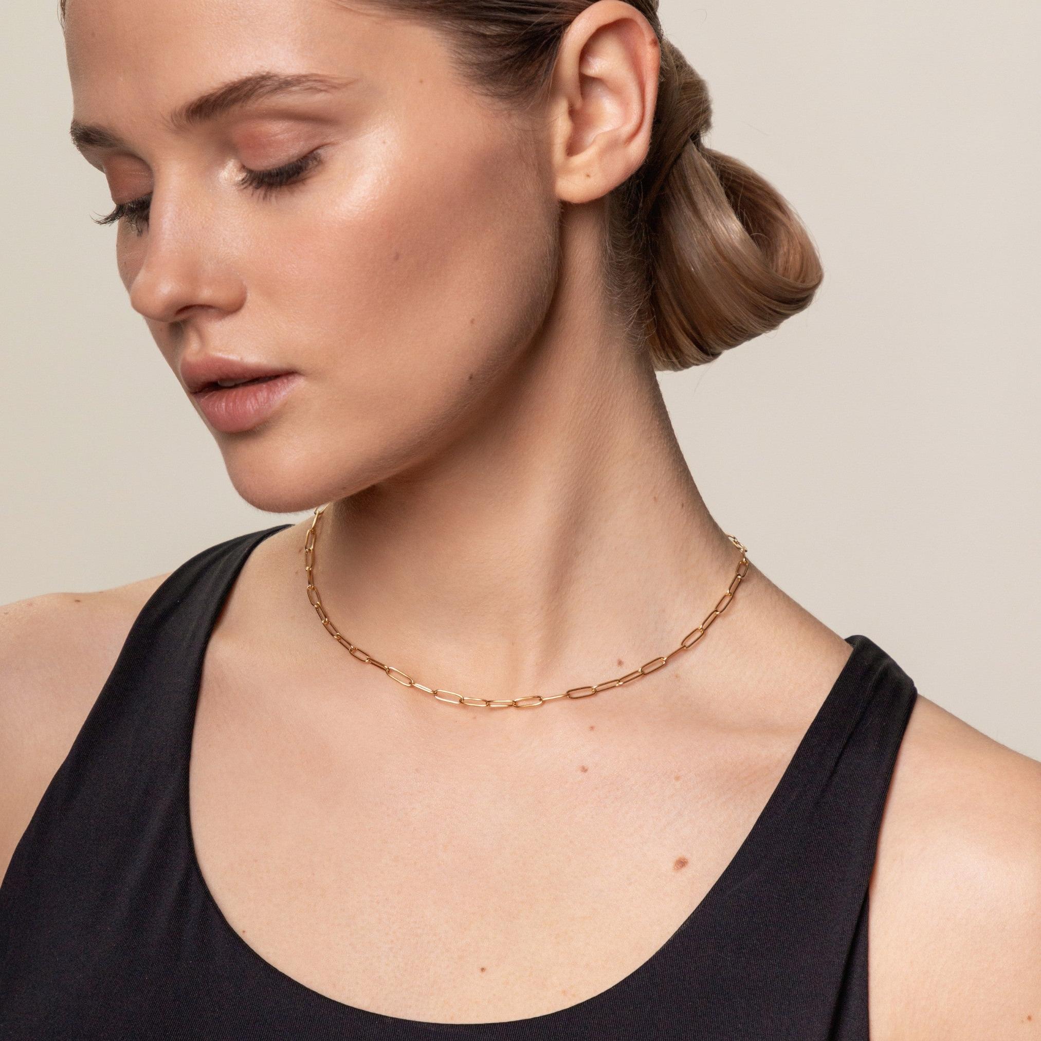 Minimalist Paperclip Choker