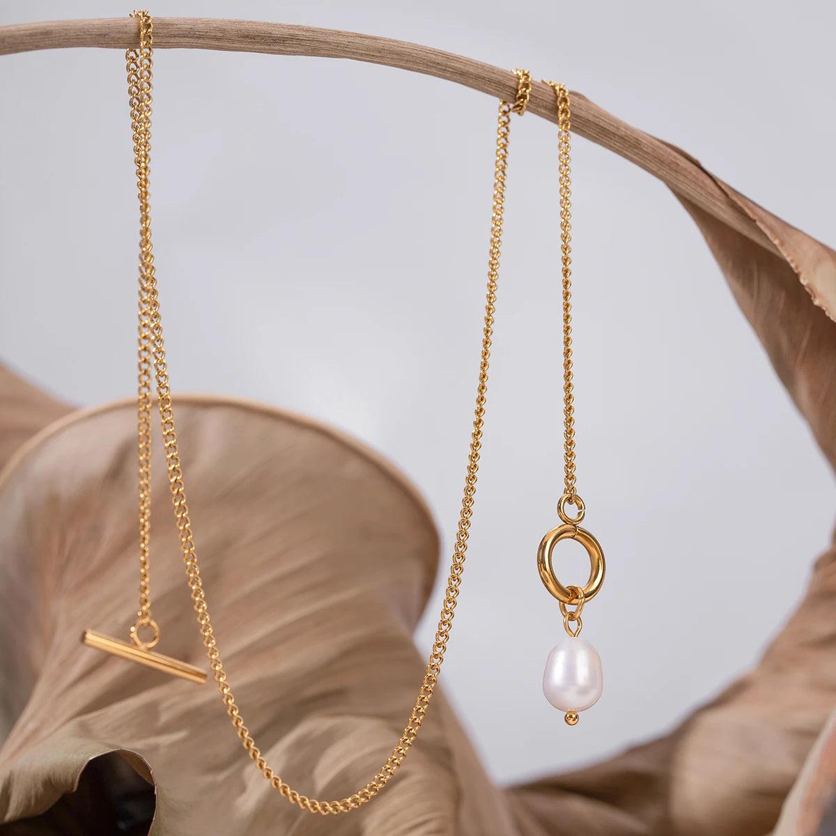 Pearl Toggle Necklace