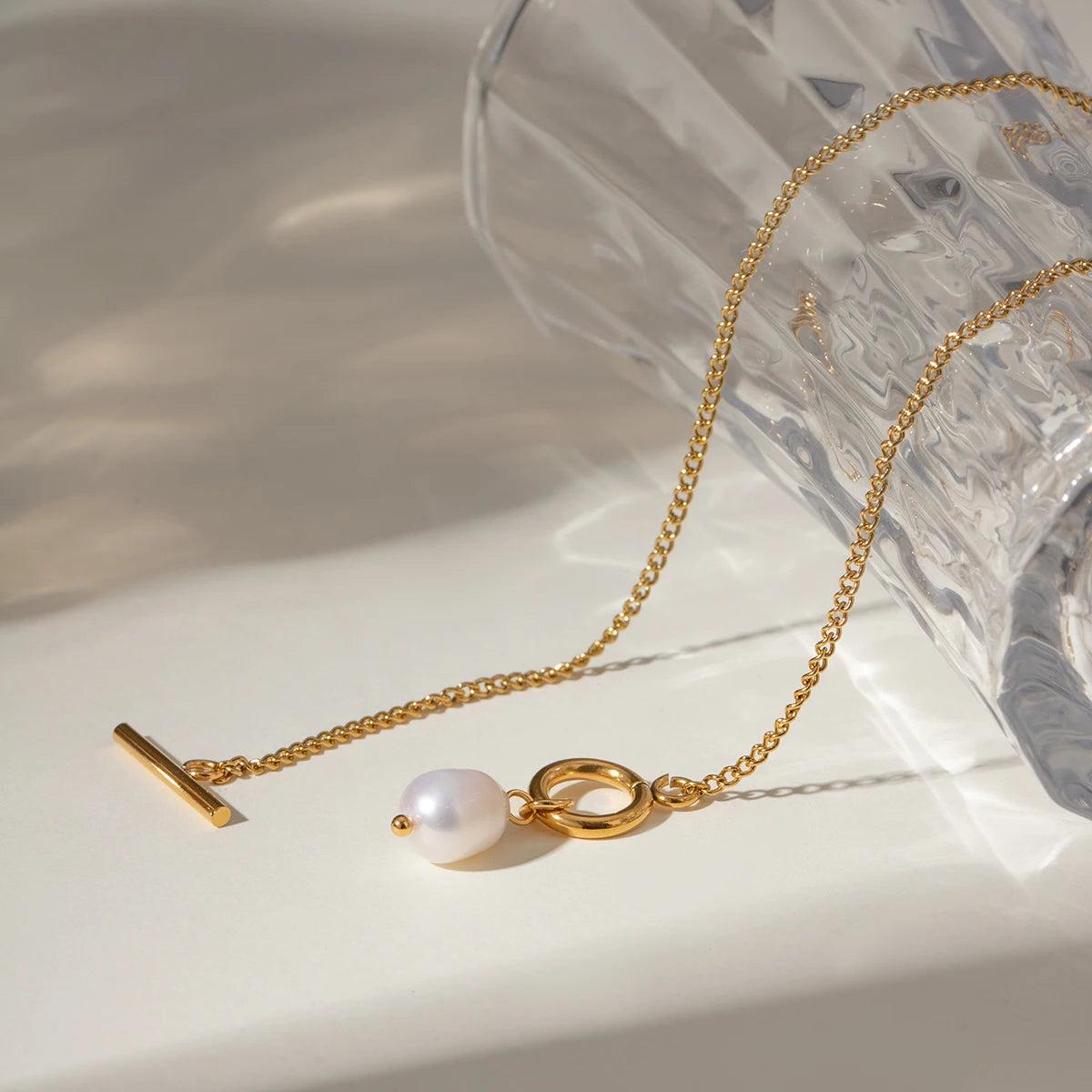 Pearl Toggle Necklace