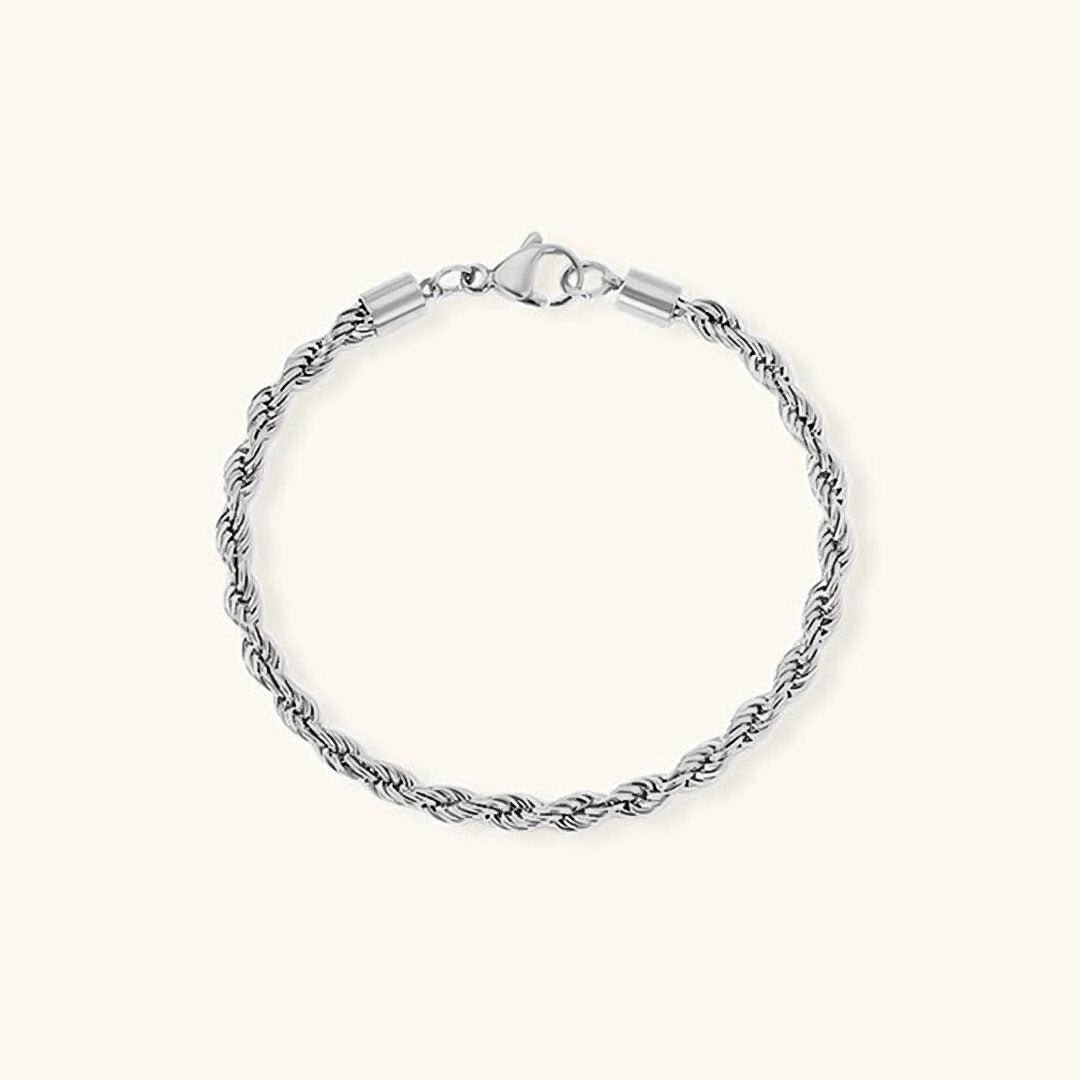 Rope Chain Bracelet in Gold or Silver