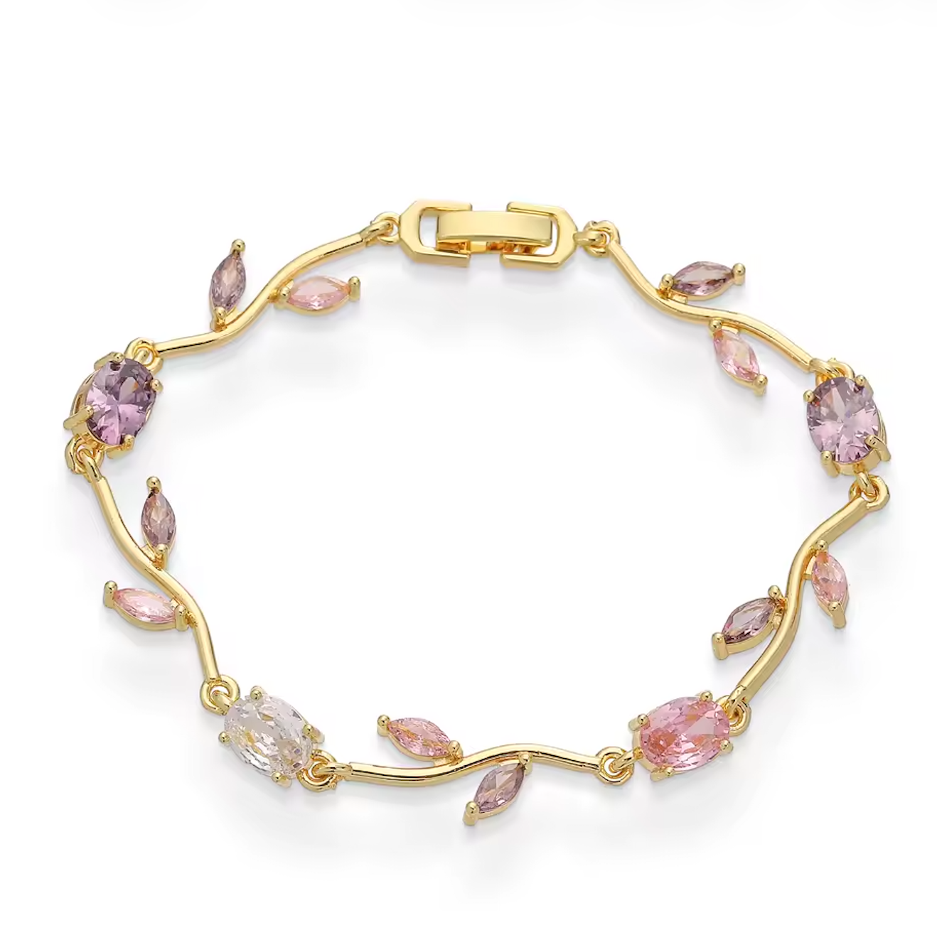 Tulip Bracelet – Elegant Floral Gold Bracelet