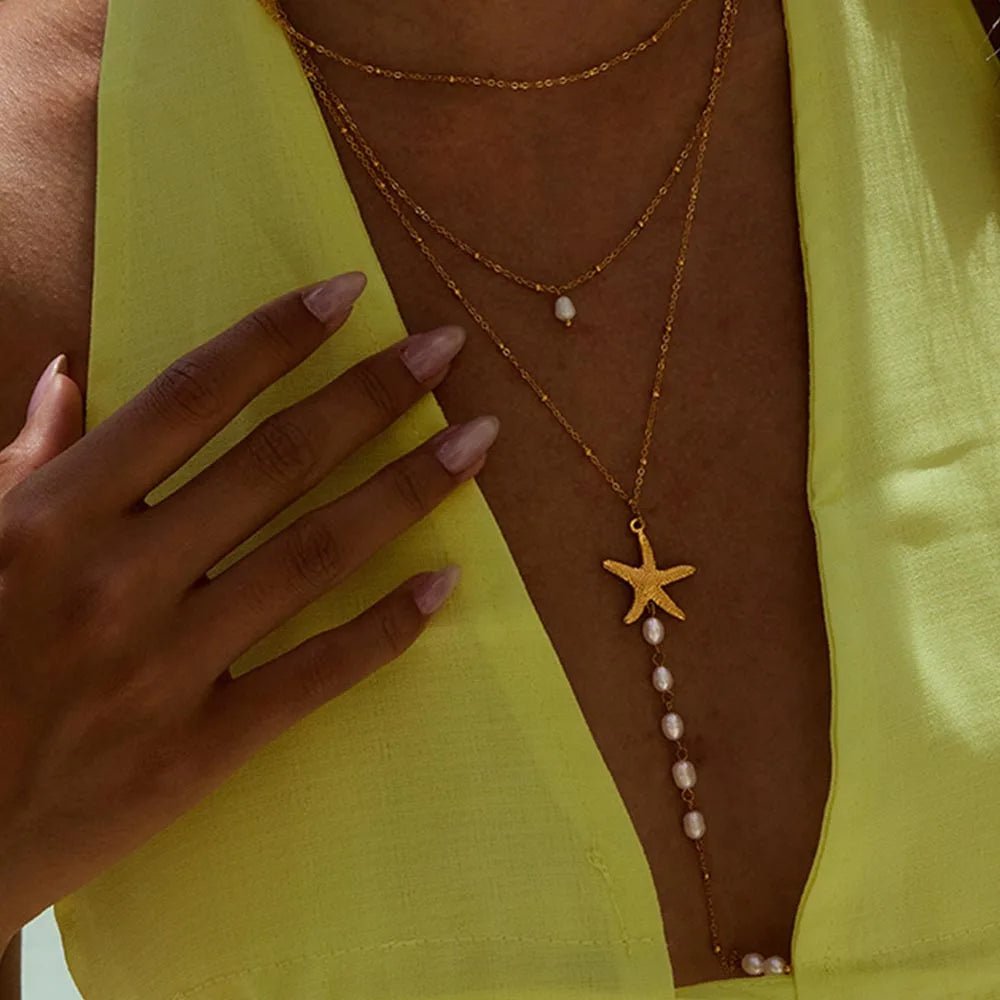 Sea Muse Lariat Necklace