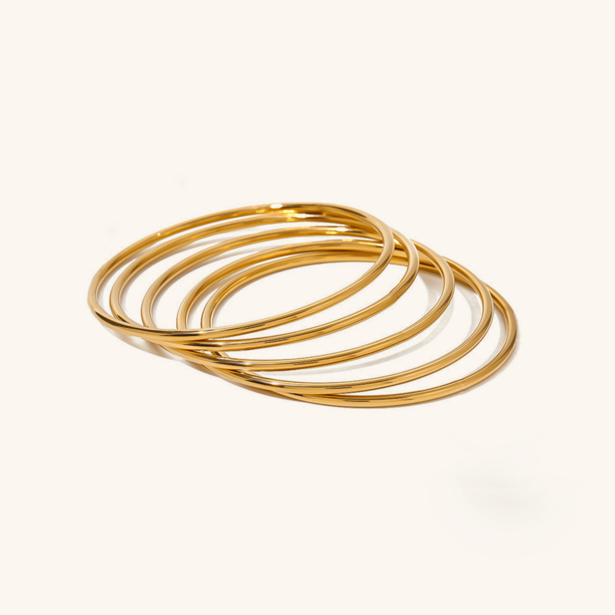 Stackable Waterproof Bangles Set