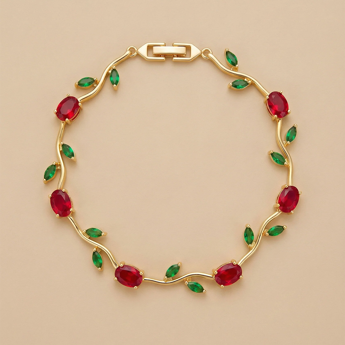 Tulip Bracelet – Elegant Floral Gold Bracelet