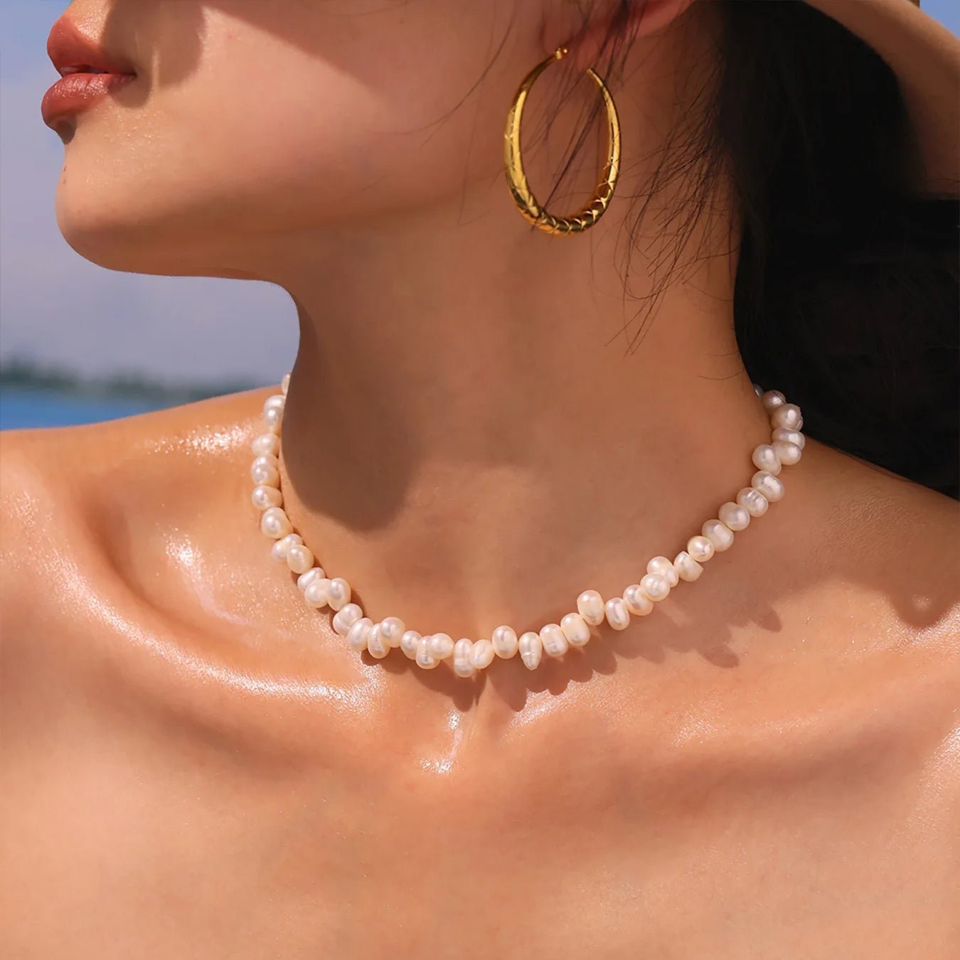 Shoreline Pearl Choker