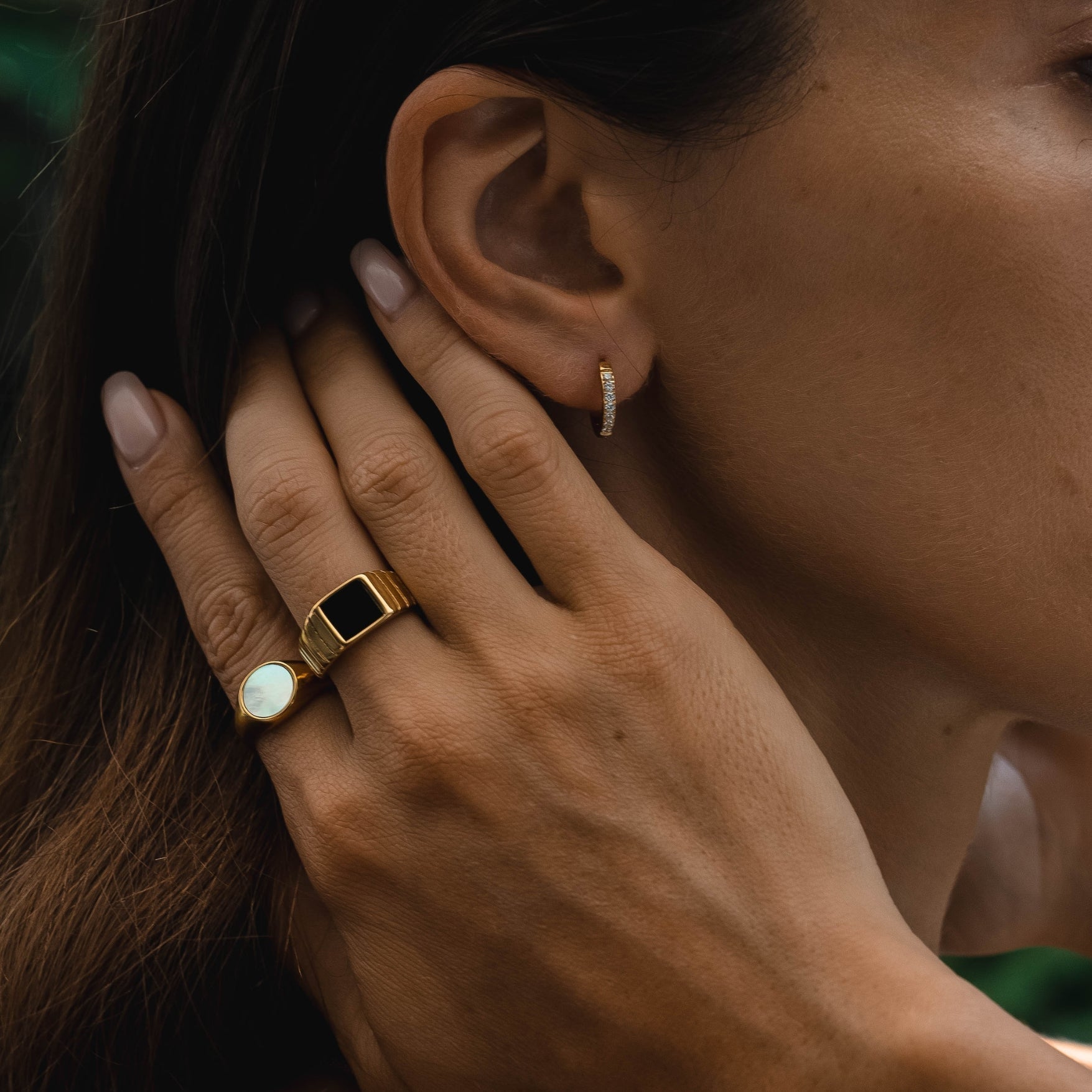 Black Onyx Statement Ring
