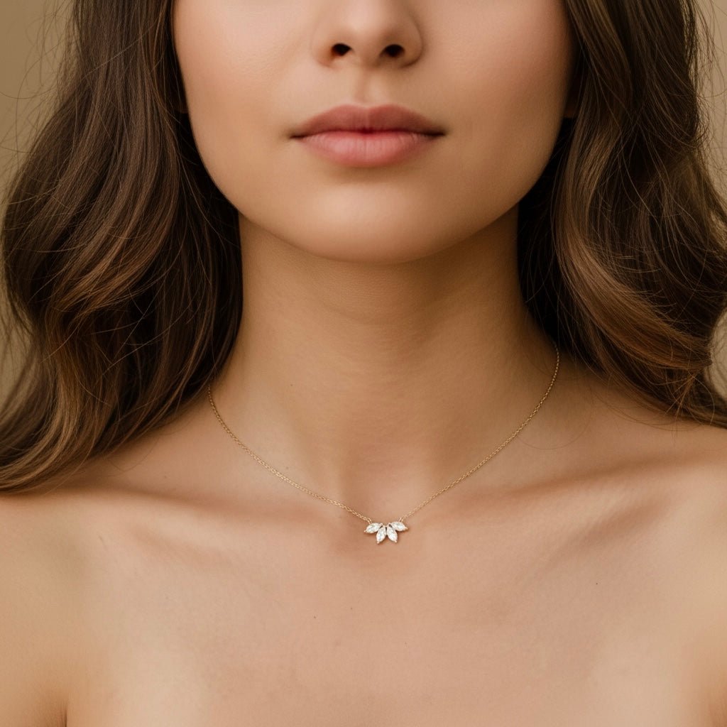 Gold Flower Necklace