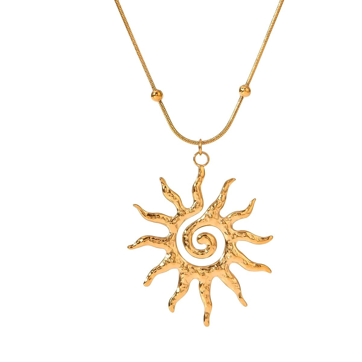 Sun Pendant Necklace