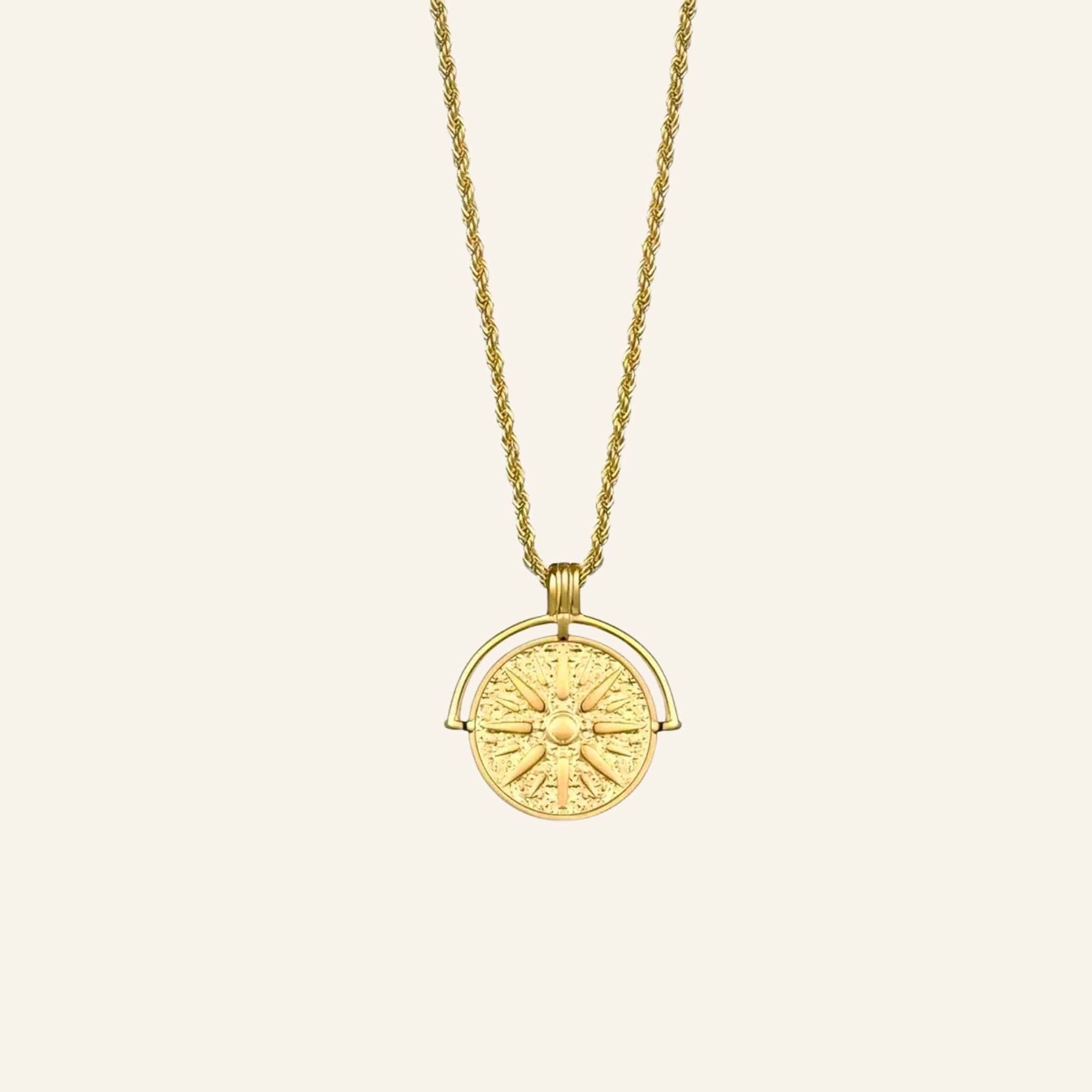 "Helia" Medallion Necklace