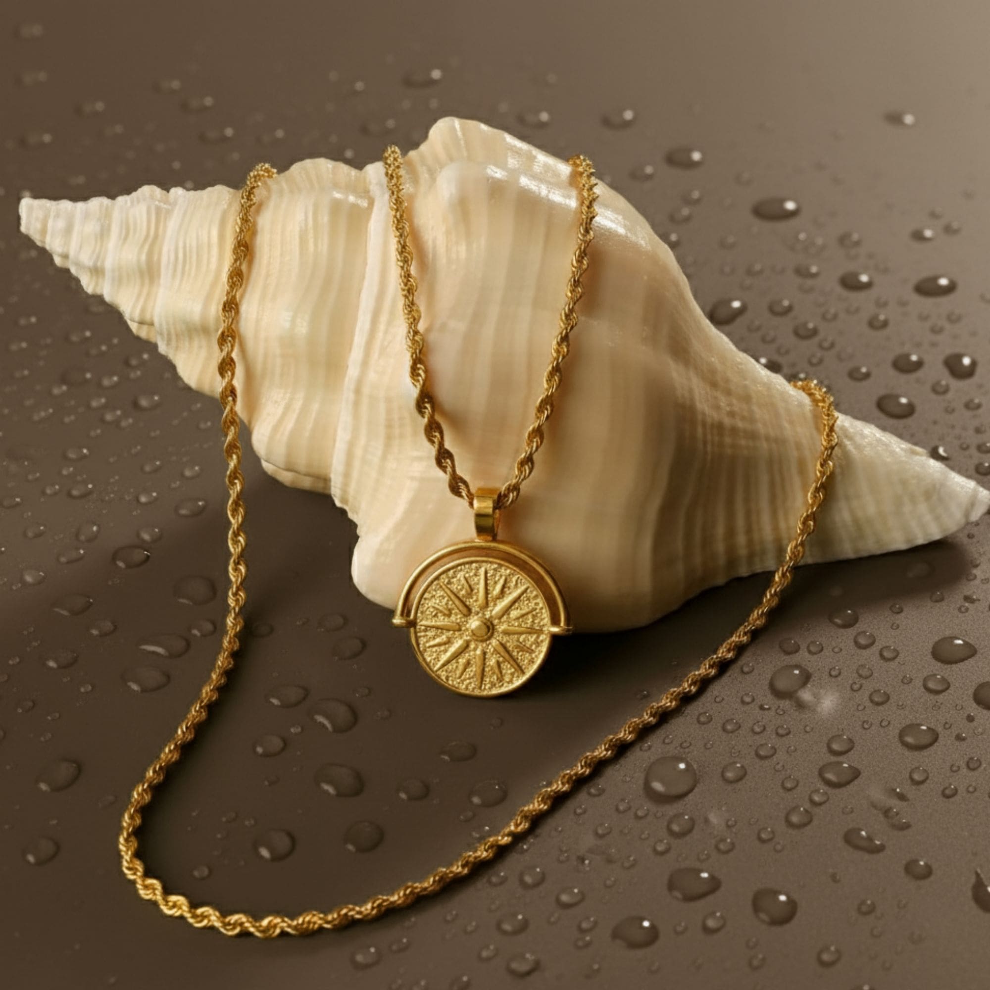 "Helia" Medallion Necklace