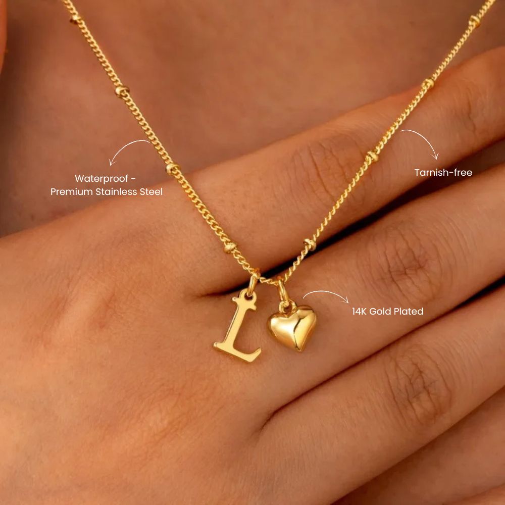 Gold Initial Necklace