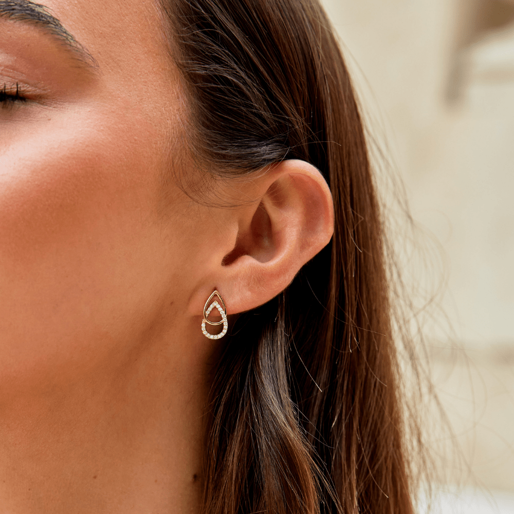 Mara Teardrop Link Earrings