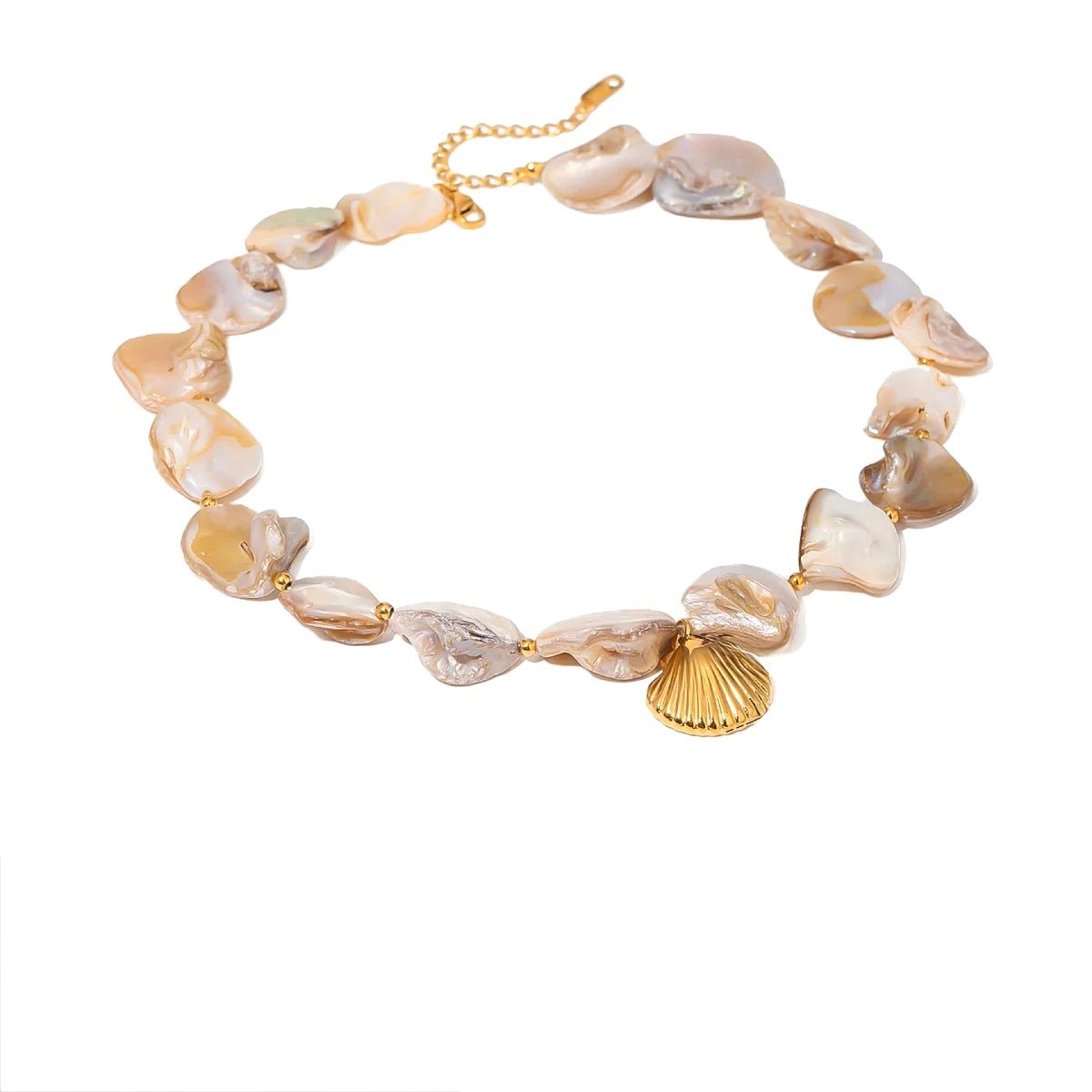 Golden Coast Shell Jewelry – Necklace & Bracelet set