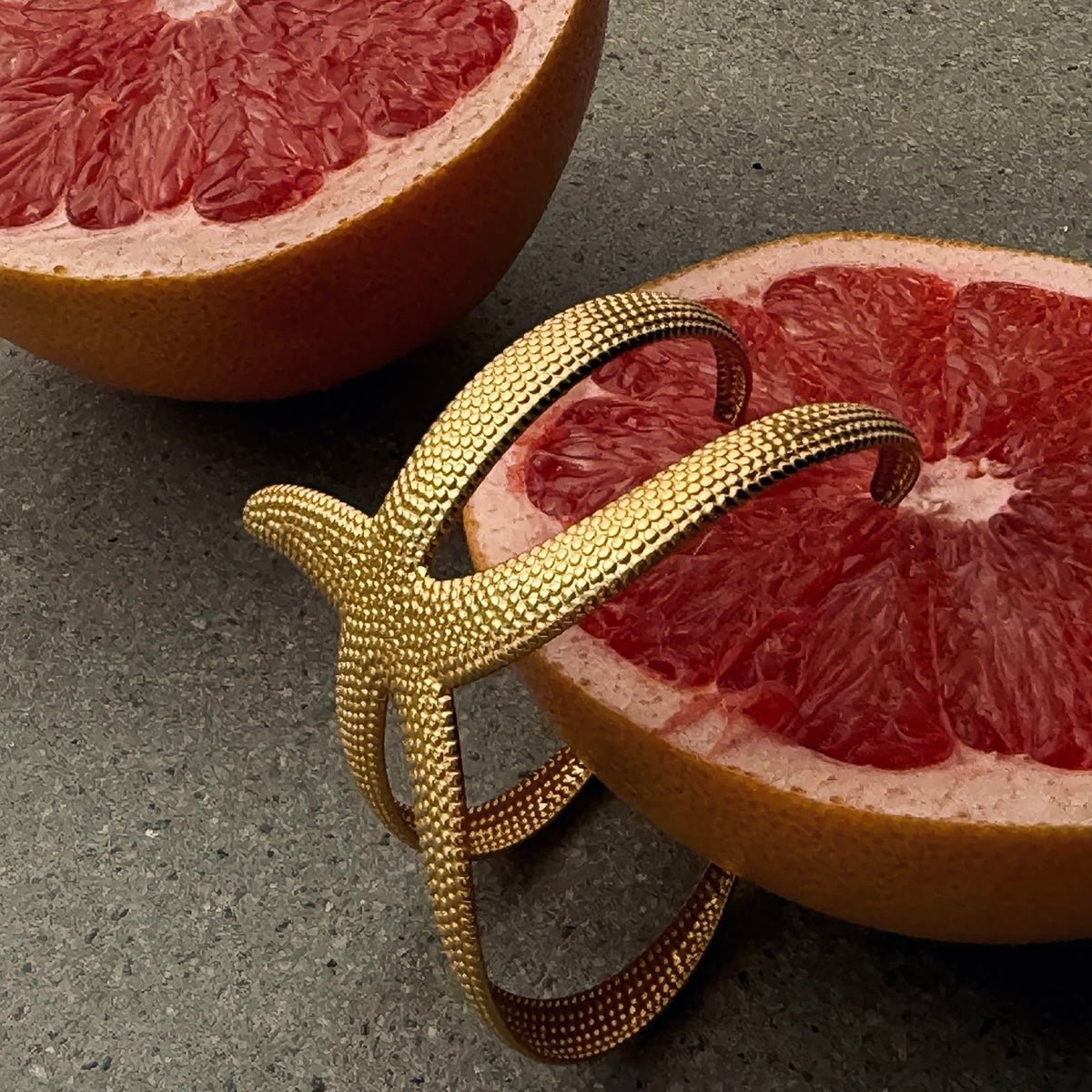 Golden Starfish Cuff Bracelet