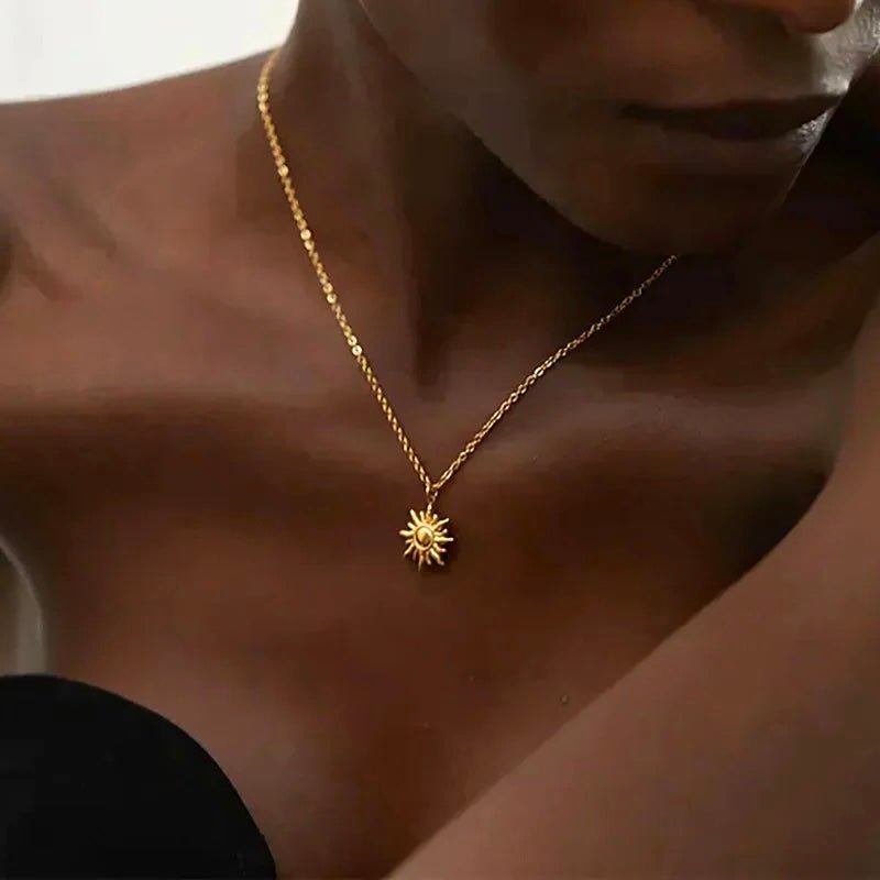 Sun Pendant Collection Necklace